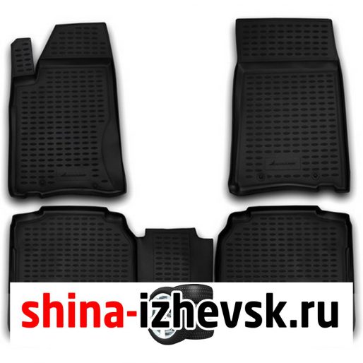 Коврик Autofamily коврик в салон полиуретановый черный для SSANGYONG Actyon Sports 2012- в Ижевске